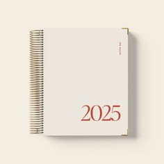 a spiral notebook with the number 205 printed on it's front and back cover