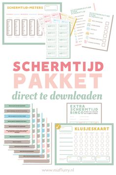 the schemtid paket is shown in pink and green