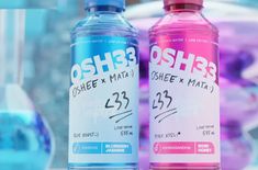 two bottles of osh3b and oshee x - mata