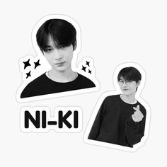 Enhypen Niki Stickers, Enhypen Logo, Sticker Kpop, Sunoo Niki, Y2k Stickers, Modern Disney Characters