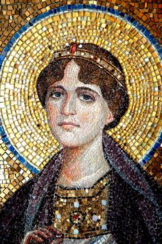 the mosaic portrait of mary magdalene