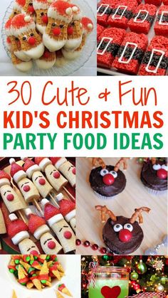 Kid Christmas Party Food, Party Food Ideas For Kids, Christmas Party Food Ideas, Food Ideas For Kids, Classroom Christmas Party, Christmas Party Games For Adults, Christmas Party Ideas For Teens, Fruit Appetizers, Adult Christmas Party