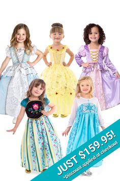 children's princess dresses for $ 59 95 at dress up america - click to enlarge