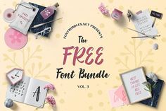 the free font bundle vol 3