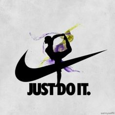 Maybe Nike should have a Dance Line :D for girls that aren't so into pink jiji Just Do It, Do It, A Woman, Tennis, Yoga, Black And White, Nike, White, Black