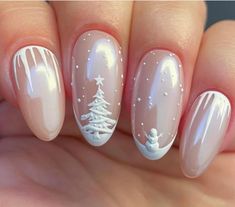 Holiday Autumn Nails, Winter Nails2024, Minimal Autumn Nails, Short Winter Gel Nails, Biab Christmas, Winter Biab Nails, Christmas Nails Biab, Christmas Nails 2024 Trends, Snowman Nails