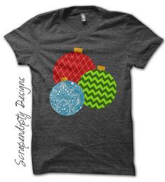 Ornament Iron on Shirt PDF - Christmas Iron on Transfer / DIY Christmas Shirt / Infant Boys Girls Clothes / Toddler Kids Clothes Tops IT121 Diy Christmas Shirts, Toddler Christmas Shirt, Toddler Christmas Outfit, Christmas Shirts For Kids, Kids Christmas Outfits, Shirt For Boys, Boys And Girls Clothes, Crochet Hook Set, Infant Girls