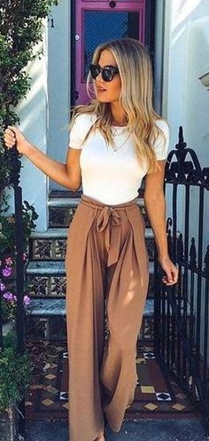 Fall Fashions, Outfit Chic, Cute Spring Outfits, 50 Style, Jeans Tops, Looks Chic, Komplette Outfits