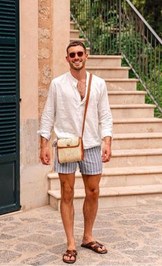 Casual Men's Summer 2023 Outfits: Street Style Inspiration for Chic and Stylish Looks - mens-club.online Summer Outfits Men Streetwear, European Summer Outfits