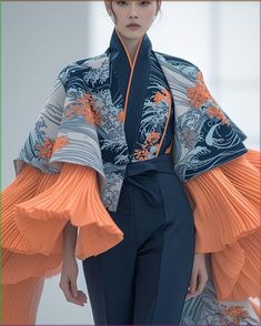 Ukiyo E Design, Fashion Design Outfits, New Wave Fashion, Fashion Design Inspiration, Style Mistakes, Woodblock Print, Japan Fashion, Art Fashion, Looks Style