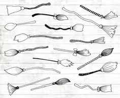 a bunch of different types of utensils on a piece of paper with the words,