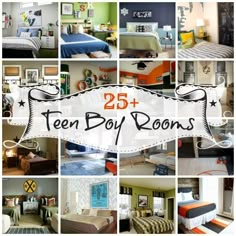 the 25 + teen boy rooms are all different colors