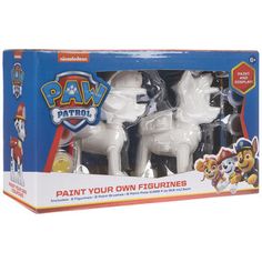 paw patrol paint your own figurines