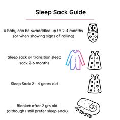 the instructions for how to sleep in a baby's bed