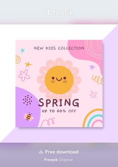 the new kids's collection spring up to 60 % off