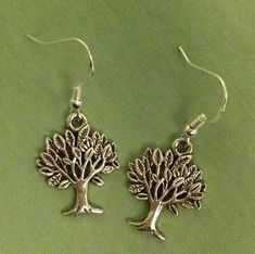 Tree Of Life Earrings, Tree Earrings, Silver Jewels, Earring Tree, 925 Silver Jewelry, Moon Necklace, Chains For Men, 925 Silver Rings, Initial Necklace