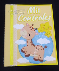 a children's book with a giraffe on it