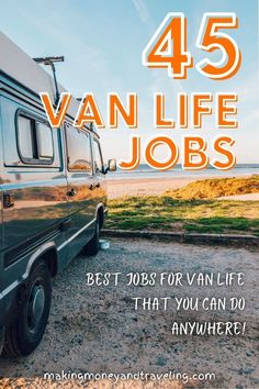 Best Jobs for Van Life | Van Life Jobs You Can Do While Traveling | Remote Jobs for Van Life Typing Jobs From Home, Amazon Work From Home, Best Jobs, Typing Jobs, Digital Nomad Life, Campervan Life, Van Life Diy, Bus Life, Online Jobs From Home