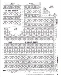 the diagram shows how to make a crochet pattern