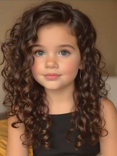 filha de Maria Helena  data de nascimento:31 de outubro de 2017 Toddler Haircuts, Side Swept Curls, Brown Curly Hair, Stylish Hairstyles, Hairstyles For Girls, Brown Eyed Girls, Stay Young, Hazel Eyes