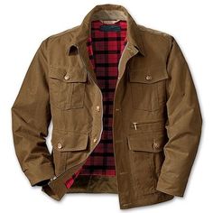 Jacket Filson Jacket, Filson Mens, Waxed Jacket, Waxed Cotton Jacket, Canvas Jacket, Checked Jacket, Wax Jackets, Long Sleeves Jacket