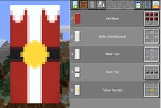 an image of a flag in minecraft