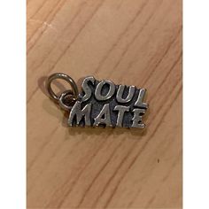 Saying - Soul Mate 925 Sterling Silver Jewelry Charm - Ready For Charm Bracelet And Necklace Bracelet And Necklace, Soul Mate, 925 Jewelry, 925 Sterling Silver Jewelry, Charm Jewelry, Womens Jewelry Bracelets, Soulmate, Sterling Silver Jewelry, Silver Jewelry