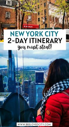 new york city 2 - day itinerary you must steal