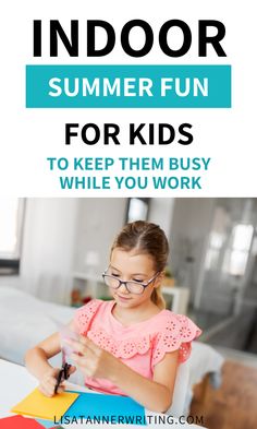 Here are some easy and fun indoor activities for kids that will help them pass time inside this summer. You'll find ten creative topics for kids to explore with a list fun activities for each. These are the perfect way to keep your kids busy while you get some work done. #indooractivities #athomeactivities #summerfun #wahmtips Fun Indoor Activities, Water Games For Kids, Summer Fun For Kids, Summer Fun List, Home Activities, Indoor Activities For Kids, Indoor Activities, Happy Mom, Mom Help