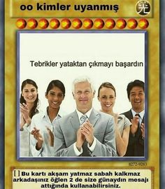 a card with an image of some people clapping