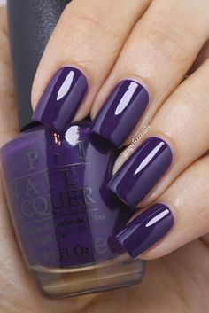 Dark Purple Nails, Pedicure Colors, Nagellack Trends, Purple Nail Polish, Nails Winter, Purple Nail, Quote Inspiration