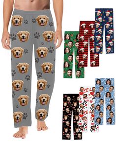 PRICES MAY VARY. ❤️[High Quality Material]: Custom pajamas is made of both-side flannelette. The material of personalized christmas pajamas will offer a skin-friendly feeling to you and it is stretchable and breathable, which will perfectly fit your body. ❤️[Customized Face Pajamas]: Select your favorite style, click the "Customize Now" button, and upload photos, we will crop the face for you, and you will receive the most unique personalized photo pajamas bottoms. ❤️[Personalized Gifts]: Custom Custom Pajamas, Pajamas Bottoms, Christmas Sleepwear, Personalized Christmas Pajamas, Personalized Pajamas, Pants For Men, Bridal Party Gifts, Wedding Night, Long Sleeve Pyjamas