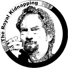 the rob krapping logo with a man's face in black and white