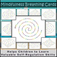 the book mindfulness breathing cards helps children to learn valuable self - regulation skills