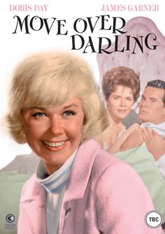 there is a book cover with an image of a woman in pink and the words move over darling on it