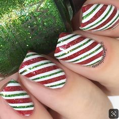 Nails Burgundy, Christmas Candy Canes, Burgundy Lips, Holiday Nails Winter, Holiday Nails Christmas, Holiday Nail Designs