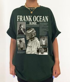 Retro Frank Shirt, Blond Inspired Tshirt, 90s Vintage Rap Hip Hop Shirt Frank Ocean Album, Vintage Rap Tees, Trending Graphic Tees, Rap Shirt, Furniture Hinges, Hip Hop Sweatshirts, Hip Hop Shirts, Merch Ideas, Frank Ocean