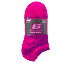 An endless variety of colorful choices and comfort come with the Skechers Accessories 6 Pack of Tie-Dye Sport Fashion Socks. Soft poly blend fabric in a low ankle height athletic sporty comfort sock with comfort stretch and colorful tie-dye look. | Skechers Girl's 6 Pack Tie Dye Sport Fashion Socks | Cotton / Poly blend fabric | Added stretch comfort | Low ankle height sporty walking socks design | Fun colorful tie-dye designs for unique look | Contrast colored Skechers logo on bottom sole panel Comfortable Sports Socks For Spring, Comfortable Breathable Pink Socks, Sporty Pink Socks For Sports, Sporty Pink Sports Socks, Pink Sports Socks, Breathable Sports Socks For Spring, Pink Casual Sports Socks, Casual Purple Sports Socks, Casual Sports Socks For Spring