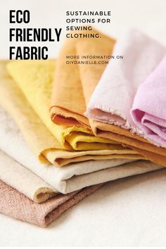 eco friendly fabrics for clothing and home decor are available in different colors, shapes and sizes