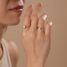 Brilliant Gold Ring | Wanderlust + Co Wanderlust And Co, Luxe Jewelry, Zodiac Jewelry, Jewelry Lookbook, Colored Gems, 925 Jewelry, Polish Jewelry, Gold Vermeil, Gold Ring