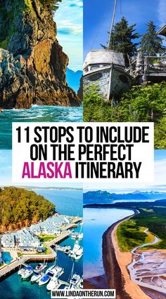 11 Stops To Include On The Perfect Alaska Itinerary Alaska Vacation Ideas, Alaska Itinerary, Alaska Road Trip, Trip To Alaska, Visit Alaska, Alaska Vacation, Visit Usa, Travel Bucket List Usa, Usa Travel Guide