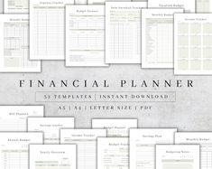 the financial planner is shown in multiple sizes