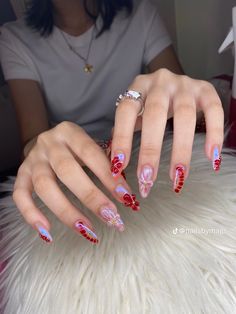 Chrome Summer Nails, Summer Chrome Nails, Nail Options, Chrome Manicure, White Chrome Nails, Blue Chrome Nails, Girly Nails, Uñas Ideas, Gucci Nails