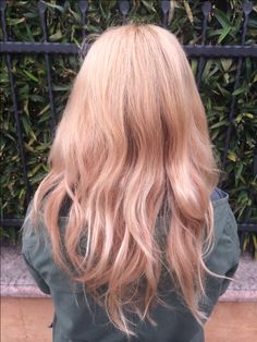 Rose gold hair, hair Cyan Hair, Rose Gold Hair Balayage, Pastel Pink Hair Color, Gold Balayage, Golden Blonde Hair, Pastel Pink Hair, Light Blonde Hair