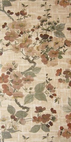 an image of a floral pattern on fabric