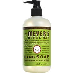 mrs meyers apple liquid hand soap Lilac Kitchen, Mrs Meyers, Orange Clove, Cleaning Day, Liquid Hand Soap, Lemon Verbena, Foaming Hand Soap, Tree Diy, Hand Care