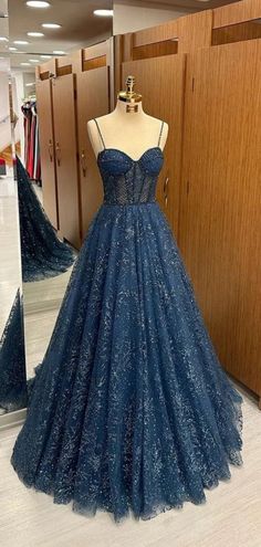 Blue Grad Dresses, Prom Dress Inspo, Military Ball Dresses, Senior Prom Dresses, Wedding Flower Girl Dresses, Prom Dress Inspiration, Cute Prom Dresses, Prom Looks, Long Prom Dresses