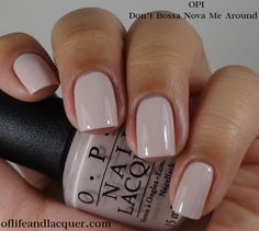 My current nail situation-OPI Don't Bossanova Me Around Opi Gel Manicure, Nails Manicures, Gel Manicures, Unghie Nail Art, Milky Nails, Nails Colors, Opi Nail Polish, Ideas Nails, Fall Nail Colors