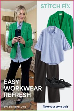 Korean Clothing Brands, Fashion Valley, Workwear Wardrobe, Adidas Samba Outfit, Fall Workwear, How To Look Expensive, Samba Outfit, Stitch Fix Outfits, Workwear Fashion