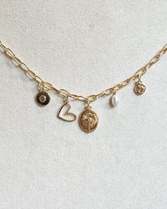 Lucky Charm Necklace Lucky Charm Necklace, Water Perfume, Van Nuys, Gold Bond, Gold Filled Jewelry, Lucky Charm, Gold Plated Jewelry, Base Metal, Charm Necklace